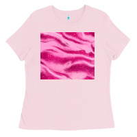 Bubblegum Pink pink glitter Ladies Tee - JahusDesignShop