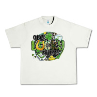 Pistachio one lucky nurse Urban Heavy Tee - MaliasSmallBusiness
