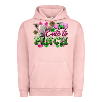 Pigment Salmon Too Cute To Pinch Urban Hoodie - FaDigitalArtStudio