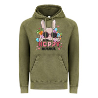 Vintage Olive one hoppy mama Vintage Hoodie - MaliasSmallBusiness