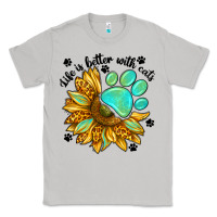 Moon Dust life is better with cats Classic Tee - NancyCooperArtShop