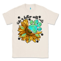 Natural life is better with cats Classic Tee - NancyCooperArtShop