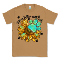 Toasted Coconut life is better with cats Classic Tee - NancyCooperArtShop