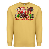 Antique Gold santas favorite  football player Premium Sweatshirt - CowGirlArtShop