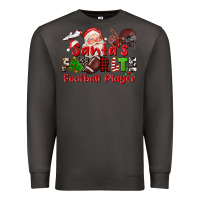 Smoke santas favorite  football player Premium Sweatshirt - CowGirlArtShop