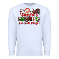 White santas favorite  football player Premium Sweatshirt - CowGirlArtShop