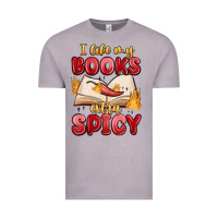 Vintage Zinc i like my books extra spicy Vintage Tee - MaliasSmallBusiness