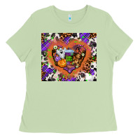 Matcha halloween heart Ladies Tee - AdoDesignShop