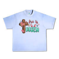 Grape Ice he is risen Urban Heavy Tee - MaliasSmallBusiness