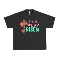 Pigment Black he is risen Urban Heavy Tee - MaliasSmallBusiness