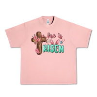 Salmon he is risen Urban Heavy Tee - MaliasSmallBusiness