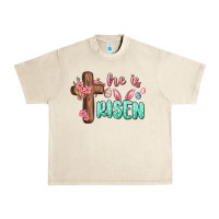 Sandshell he is risen Urban Heavy Tee - MaliasSmallBusiness