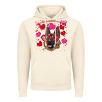 Vintage Artic valentine's german shepherd Vintage Hoodie - RanaPortraitStore