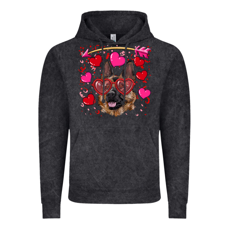 Valentine's German Shepherd Vintage Hoodie by RanaPortraitStore | Teevron
