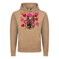 Vintage Coffee valentine's german shepherd Vintage Hoodie - RanaPortraitStore