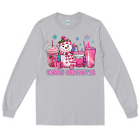 Moon Dust merry christmas snowman coffee cups Long Sleeve Tee - MaliasSmallBusiness