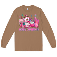 Toasted Coconut merry christmas snowman coffee cups Long Sleeve Tee - MaliasSmallBusiness