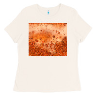 Bone orange glitter tumbler Ladies Tee - JahusDesignShop