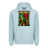 Blue Mist celebrating black freedom 6 19 1865 juneteenth Premium Hoodie - CowGirlArtShop