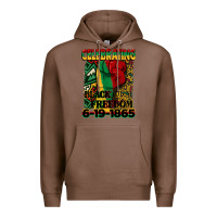Chestnut celebrating black freedom 6 19 1865 juneteenth Premium Hoodie - CowGirlArtShop