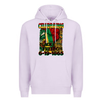 Lilac celebrating black freedom 6 19 1865 juneteenth Premium Hoodie - CowGirlArtShop