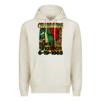 Oatmeal Heather celebrating black freedom 6 19 1865 juneteenth Premium Hoodie - CowGirlArtShop
