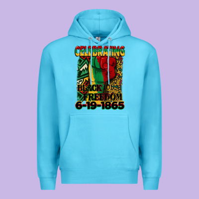 Celebrating Black Freedom 6 19 1865 Juneteenth Premium Hoodie Designed By Cowgirlartshop