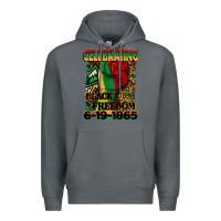 Rock celebrating black freedom 6 19 1865 juneteenth Premium Hoodie - CowGirlArtShop