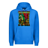 True Royal celebrating black freedom 6 19 1865 juneteenth Premium Hoodie - CowGirlArtShop