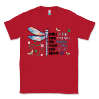 Red dragonfly smile tink give laugh love dream Classic Tee - MaliasSmallBusiness