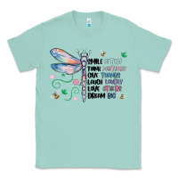 Seafoam dragonfly smile tink give laugh love dream Classic Tee - MaliasSmallBusiness