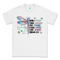 White dragonfly smile tink give laugh love dream Classic Tee - MaliasSmallBusiness