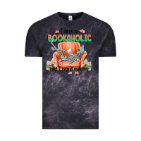 Cloud Black bookaholic Vintage Tee - MaliasSmallBusiness