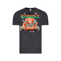 Vintage Black bookaholic Vintage Tee - MaliasSmallBusiness