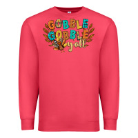Cardinal gobble gobble yall Premium Sweatshirt - CowGirlArtShop