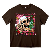 Chocolate Brown when you're dead inside but it's christmas Heavy Core Tee - AdoDesignShop