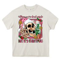Cream when you're dead inside but it's christmas Heavy Core Tee - AdoDesignShop