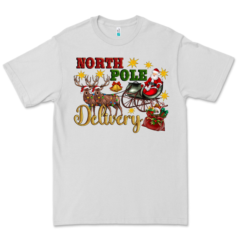 North Pole Delivery Santa Sleigh Premium Tee by Artiststas | Teevron