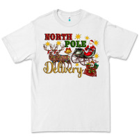 White North Pole Delivery Santa Sleigh Premium Tee - Artiststas