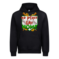 Black no place like home baseball Urban Hoodie - BundleAndBundleShop