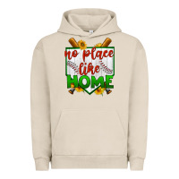 Pigment French Oak no place like home baseball Urban Hoodie - BundleAndBundleShop