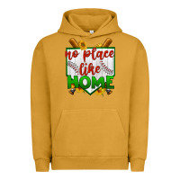 Pigment Peanut Butter no place like home baseball Urban Hoodie - BundleAndBundleShop