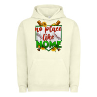 Pigment Pistachio no place like home baseball Urban Hoodie - BundleAndBundleShop