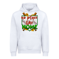 White no place like home baseball Urban Hoodie - BundleAndBundleShop
