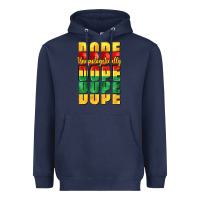 Navy unapologetically dope cowgirl Heavyweight Hoodie - CowGirlArtShop