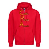 Red coffe pizza avocado Zipper Hoodie - Bettercallsaul