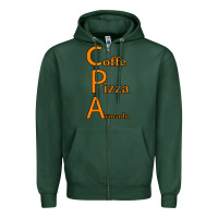 Sports Green coffe pizza avocado Zipper Hoodie - Bettercallsaul