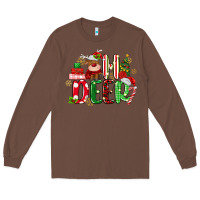 Chestnut oh deer reindeer Long Sleeve Tee - MaliasSmallBusiness