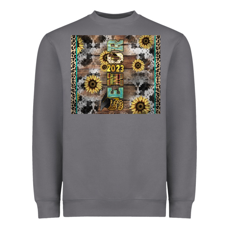 Senior 2023 Western Heavyweight Sweatshirt by NancyCooperArtShop | Teevron