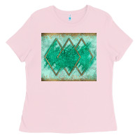 Bubblegum Pink green glitter Ladies Tee - JahusDesignShop